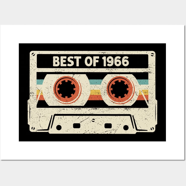 Vintage Cassette Tape Best of 1966 55 Years Old 55th Birthday Gift Wall Art by MartaHoward